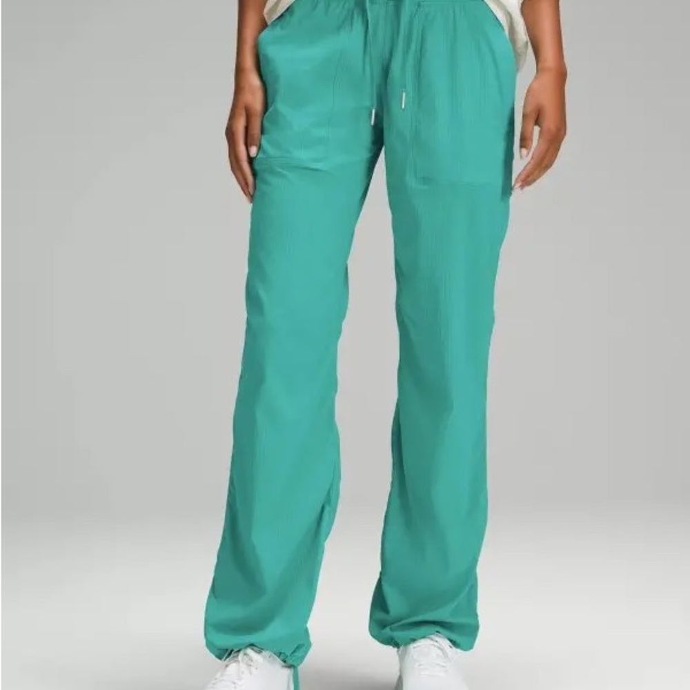 lululemon dance studio mid/rise teal pants